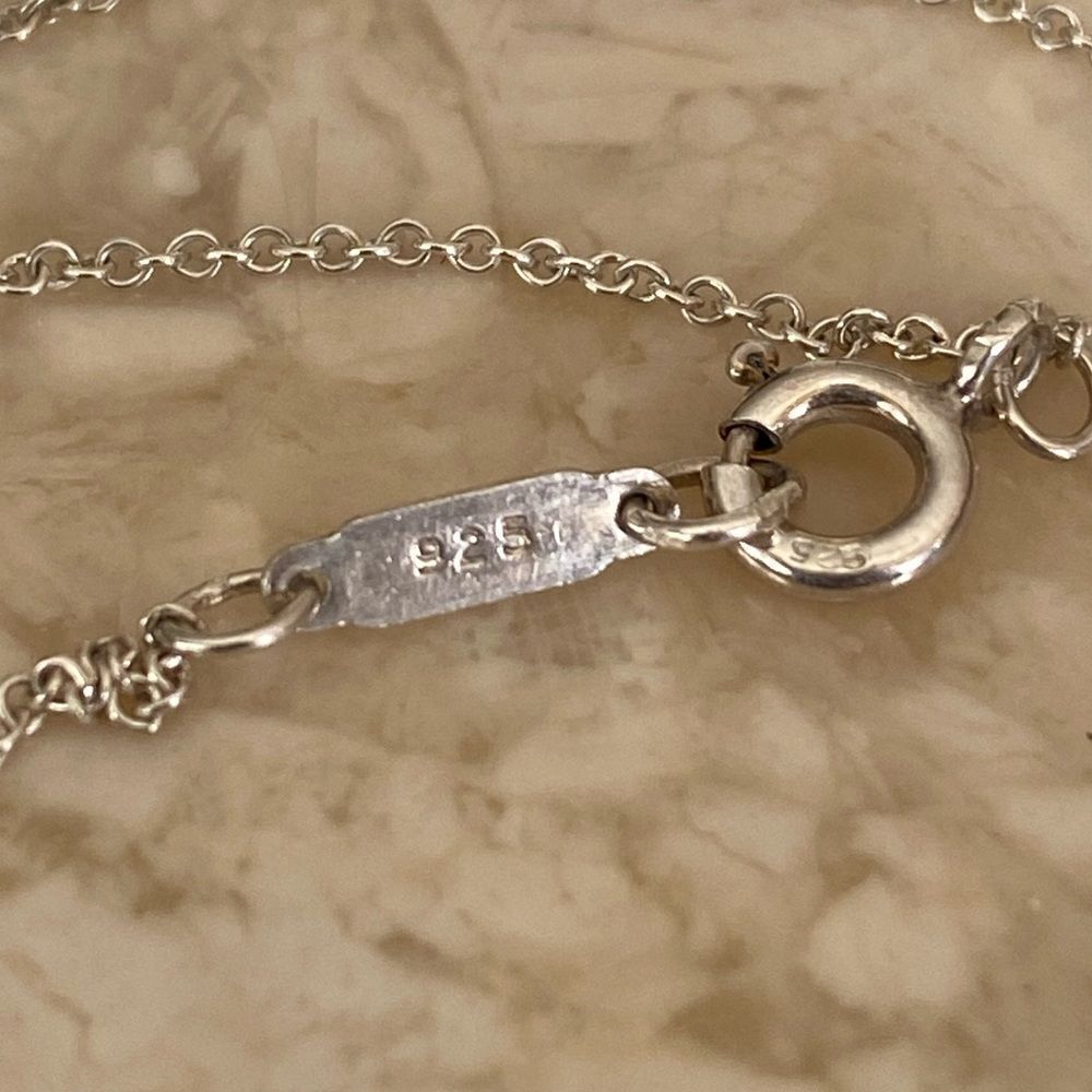 Tiffany & Co. 18K Gold & Sterling Silver Signature "X" Pendant Necklace - Picture 7 of 8